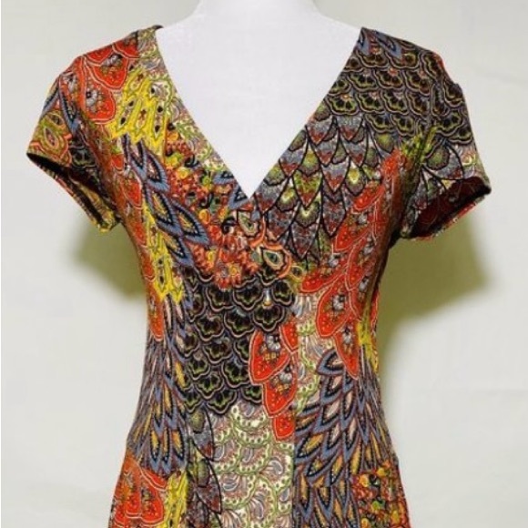 Dress-paisley print - Picture 3 of 3